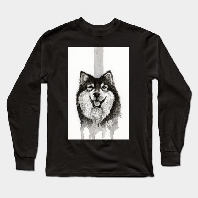 Finnish Lapphund Long Sleeve T-Shirt by blueicedjack